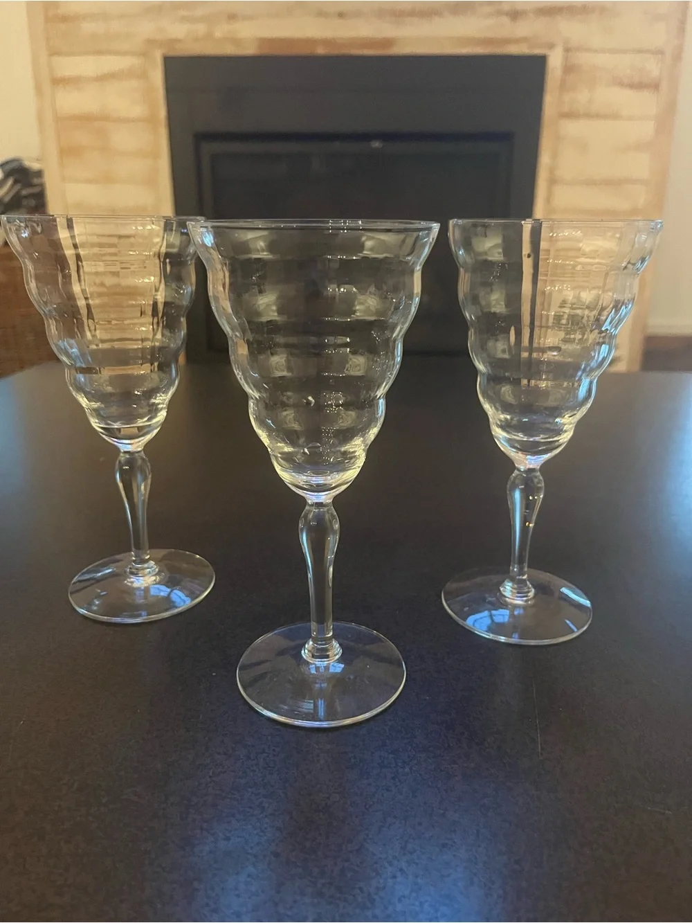 Vintage “Cambodia” glasses by Utility Glassworks 1920’s- Set of 3